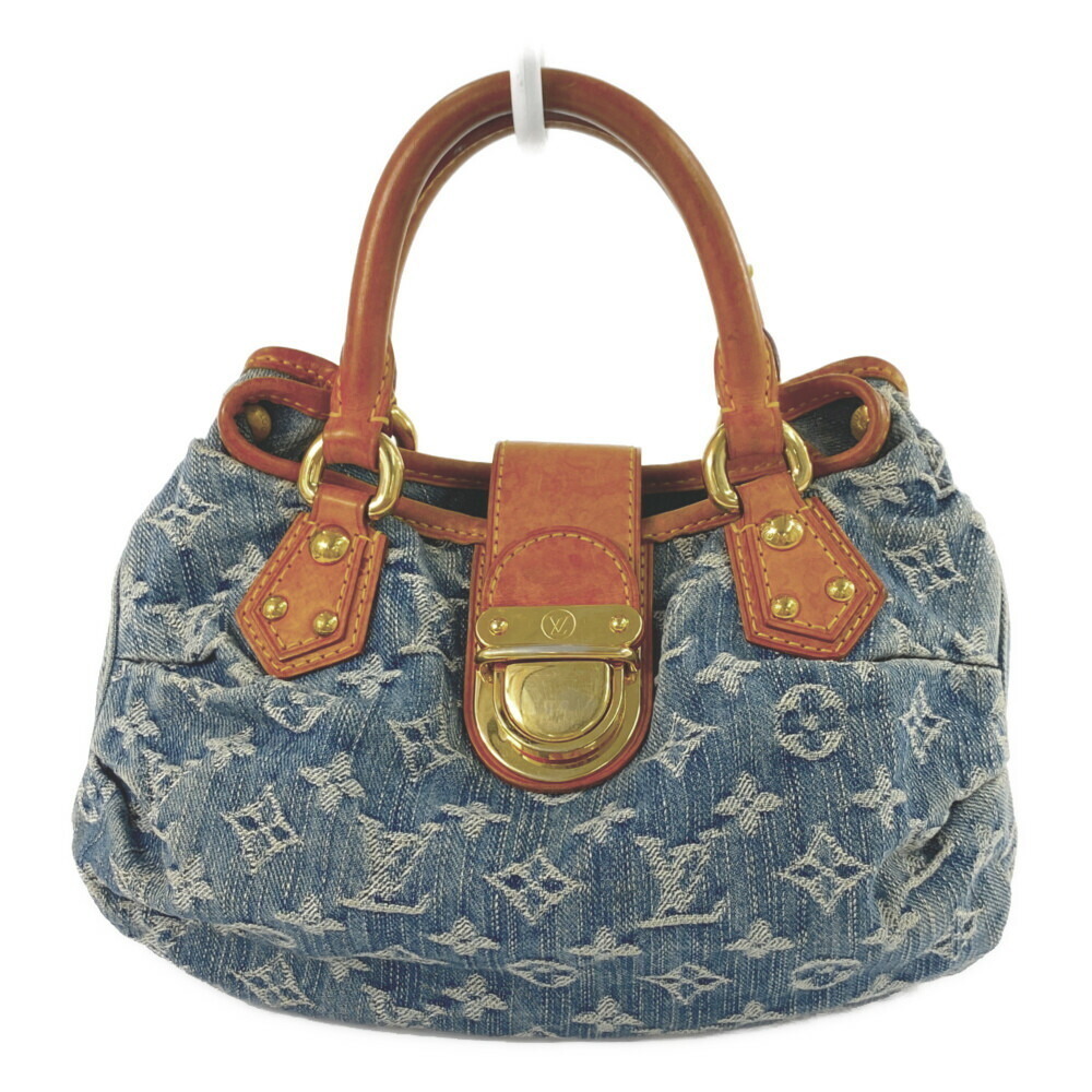 Louis Vuitton Monogram Denim Pretty Handbag Blue